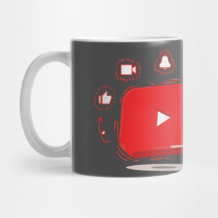 YouTube merch Mug